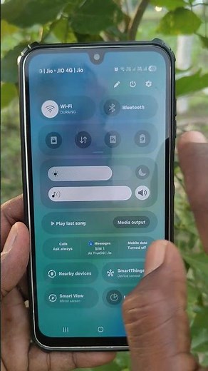 How to change order of the Quick Settings in Android 15 Samsung phones | Samsung Galaxy A16 5G