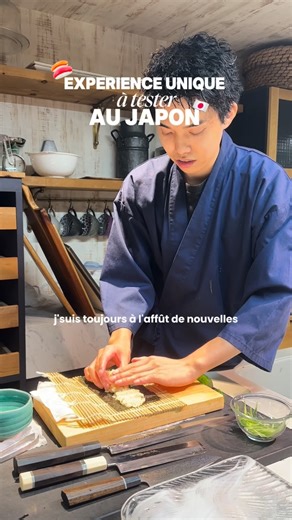 ByClairexplore 🌺🇯🇵 | Travel Planner • Voyage sur mesure au Japon on Instagram: "✨ Une expérience japonaise à ne pas manquer ! ✨ Aujourd’hui, je vous emmène… préparer vos propres sushis lors d’une session privée avec @emi_sushi_making 🍣 Au programme : mini quizz sur les sushis, démonstration par un maître sushi Michelin, puis à vous de jouer avec des poissons ultra frais issus des ports locaux 🐟 Une activité intimiste, fun et parfaite pour en apprendre plus sur la culture japonaise 🇯🇵❤️ 🎉