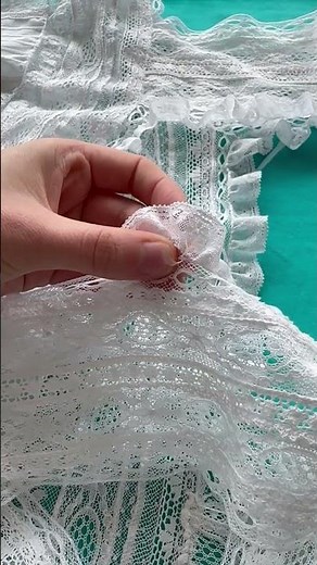 How To Sew Lace - Overhand Stitch - Edwardian Sewing