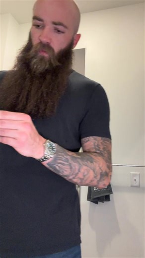 Okay, I used to think beard oil was just for the hair — like to make it shiny or smell good or whatever. It’s actually for your skin. That’s where the real difference is. This one’s from Badass Beard Care — 100% all natural, smells solid, and it actually hydrates the skin underneath so your beard grows in softer, fuller, and way less itchy. Healthy skin = a better beard. Use it daily. Your face will thank you. | Badass Beard Care
