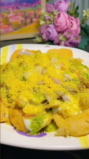 Crispy & Chatpata Papadi Chaat Recipe 😋🥗 | Easy Street Style Chaat at Home #papadichaat