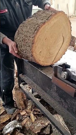 Easy and Fast Manual Log Splitter in Action