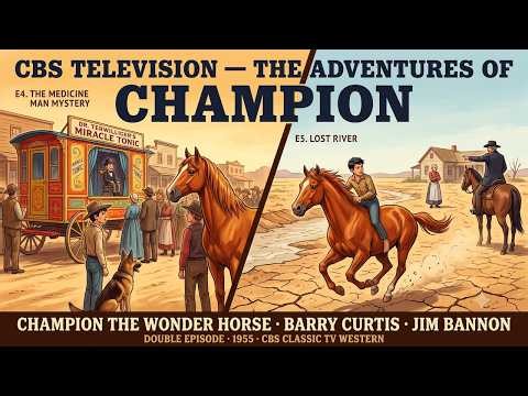 Adventures of Champion S1E4+E5 | Barry Curtis | CBS Classic TV Western | Full Episodes
