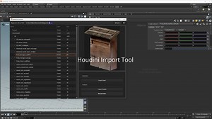 Houdini Import Asset et texture script generating by AI