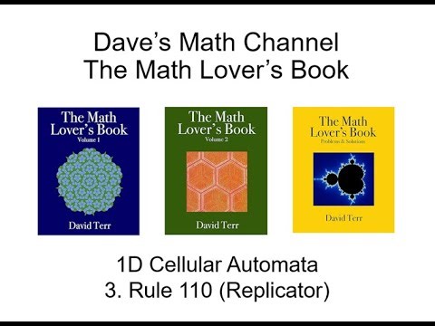 The Math Lover's Book, 1D Cellular Automata: 3. Rule 90 Replicator