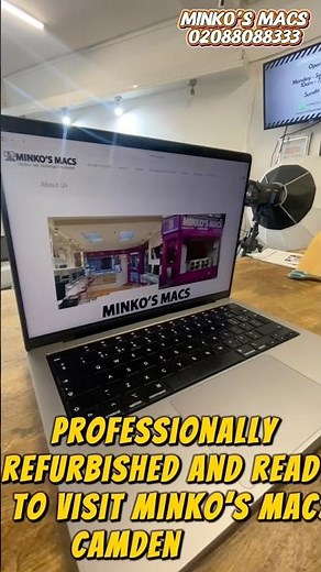 Buy Refurbished MacBook Pro 14” M1 Pro | Minkos Macs Camden #applemacbook #applelaptops