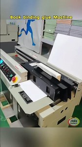 books binding glue machine automatic works