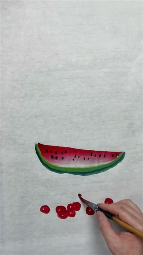 Should I eat the watermelon first or the cherry? I'm so confused 😁 #CreativeInspiration