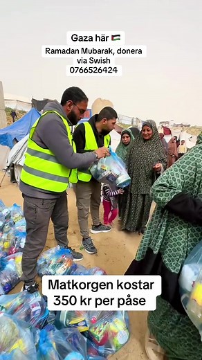 Din donation kan betyda mat för en hungrig familj i Ramadan #humanitarianhelp