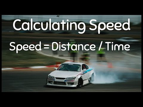 GCSE Physics - How To Calculate Speed (Speed = Distance / Time)