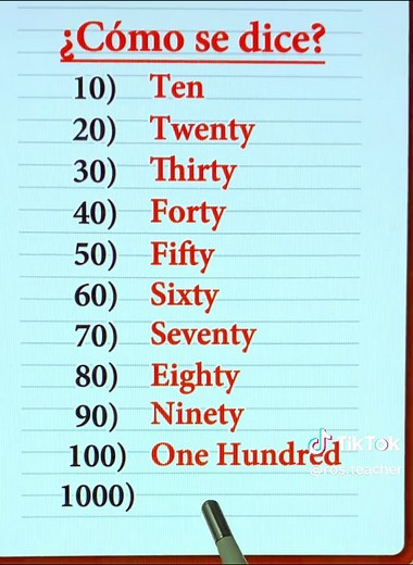 Learn numbers #aprenderingles #LanguageLearning | English learning