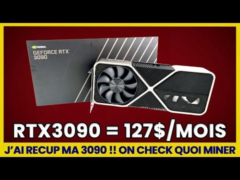 Combien je gagne avec une RTX 3090 avec le minage et les IA ? On cherche la meilleur rentabilité