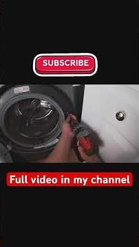 dE Error Code on LG Washer! #appliances #diy #homeappliance #laundry