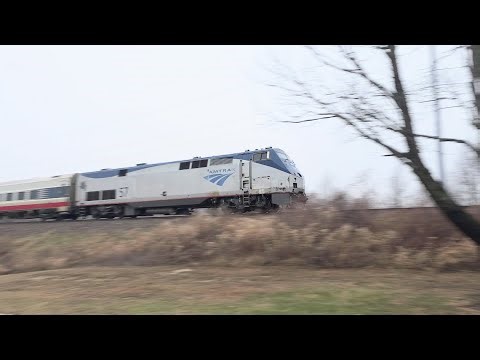 Amtrak Blue Water- Westbound with P42 27 Dec 25
