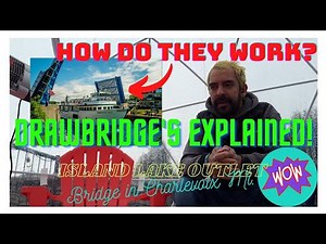 Drawbridges Explained! Island Lake Outlet Bridge In Charlevoix, Michigan Breakdown & More!