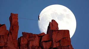 Watch a legendary climber conquer one of the most iconic high lines in Yosemite National Park. http://on.natgeo.com/1YhFHwo | National Geographic