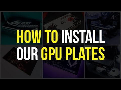 GPU Backplate Instalation Guide by CustomKid