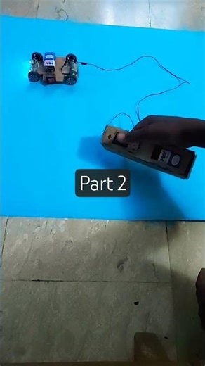 part 2 how to make a remote control car with light #automobile #diy #cardboardcraft #makers