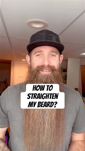 How to Straighten My Beard? ANSWERED #beard #beards #beardstyle