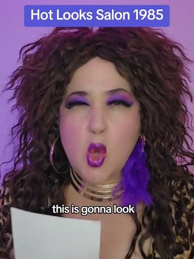 80s Glam Makeover Compilation at Hot Looks Salon