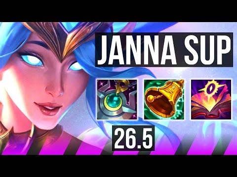 JANNA & Ryze vs LEONA & Smolder (SUP) | Perfect KDA: 4/0/21 | EUW Master | 26.5