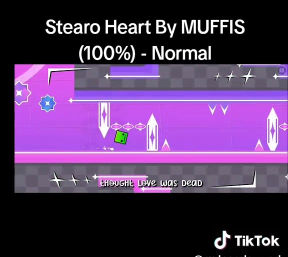 Stearo Heart By MUFFIS (100%) - Normal . . . #geometrydash