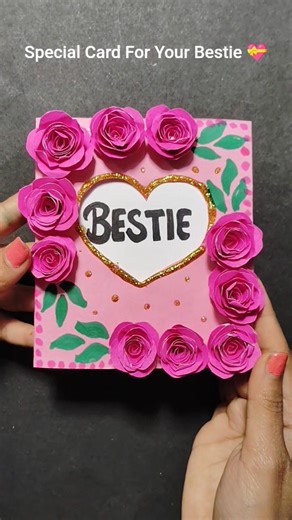 Create a Stunning Handmade Card for Your Bestie! #friendship