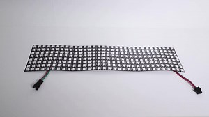 BTF-LIGHTING WS2812B ECO RGB Full Color Alloy Wires 5050SMD Individual Addressable 8X32 16x16 256 Pixels LED Matrix Panel