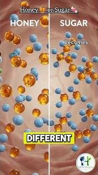 🍯 Is Honey Really Healthier Than Sugar? | The Sweet Truth #healthfacts #shprts