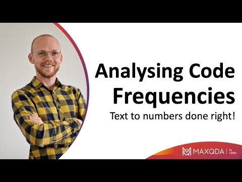 How to Analyse Code Frequencies with MAXQDA