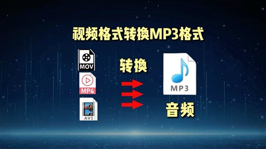 2025最新版视频格式mp4,mov,avi,mkv转换mp3音频格式