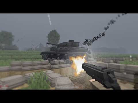 Minecraft 130 PLAYERS Blockfront Mod Cinematic Trailer