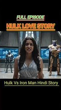 😱Hulk versus iron Man🔥Hindi story Hulk love story💀#shorts #youtubeshorts #ironman #hulk#aivideo