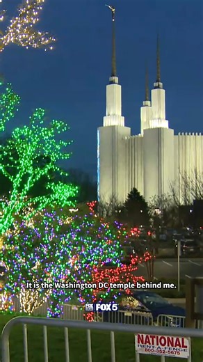 The DMV is merry and bright this holiday season! ✨ The Festival of Lights at the DC Mormon Temple features more than 500,000 lights outside and decorated trees inside the visitors' center. The event is free and features a musical performance each night. | Fox 5 DC