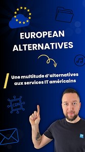 7.9K views · 126 reactions |  Envie d'alternatives aux géants US ? Découvre European Alternatives : IT made in Europe  ! Des outils IT européens, sûrs et respectueux de ta vie privée !  #Tech #Europe #Privacy #Alternative #Numérique #EU #IT #Info | IT-Connect | Facebook