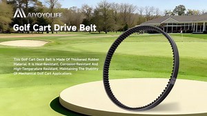 Drive Belt Gas Golf Cart Belt Compatible with EZGO Cushman 1991.5-2009 4 Cycle Gas Golf Cart TXT ST350 WH800 MPT800 MPT1200 Replace#: 72328G01 265-059 Severe Duty
