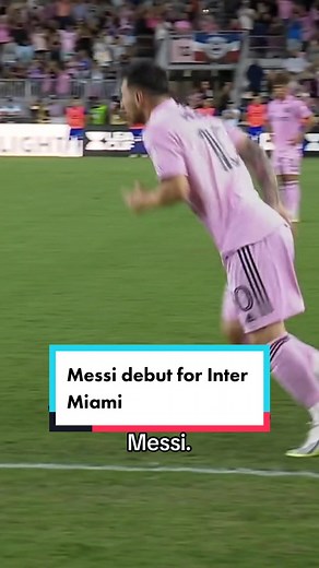 Messi Debut American Soccer for Inter Miami CF