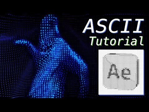 How To Make ASCII Art from Footage - After Effects Tutorial (Simplest Method)