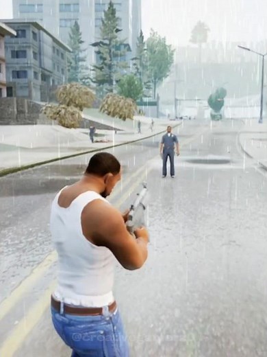 GTA San Andreas Definitive With Graphics Mod + Cheats 💥 #gtamods #gtasanandreas