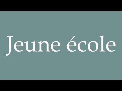 How to Pronounce ''Jeune école'' (Young school) Correctly in French