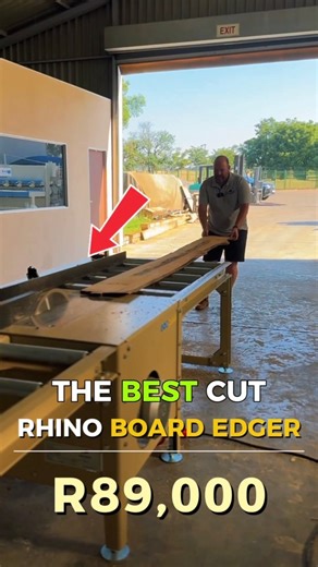 Rhino Sawmills on Instagram: "R89,000 Board Edger: Industrial Precision for Next-Level Sawmilling! Learn advanced woodworking cuts with our expert guide. We demonstrate precise techniques using fences and straight edges for perfect results every time. Elevate your woodworking skills now! Stop wasting time on manual trimming! The Rhino Sawmills Board Edger is engineered for speed, accuracy, and profitability. This machine is built to handle heavy-duty, continuous operation, ensuring you achieve p