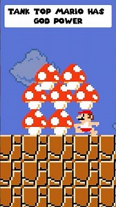 Tank Top Mario has GOD POWER 😱⚡| Mario Game Animation | AG Mario