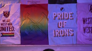 Rainbow Laces: West Ham's LGBTQ+ fan group praises club after 'Pride Bar' launch event