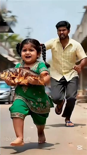 🌟She's hungry and wants to eat grilled fish.#ai #rescue #short