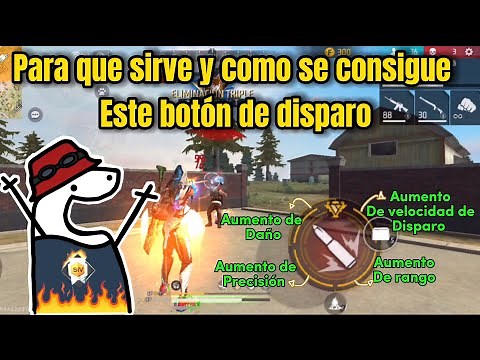 Como se consigue este botón de disparo en freefire y para que sirve ?