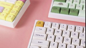 BOYI WK68 Hot Swappable RGB Mechanical Keyboard,Wireless Bluetooth 5.0/2.4G/Wired Type-C Tri-Mode PBT Sublimation Keycaps 65% Gaming Keyboard(Gateron Yellow Switch,Soymilk XDA Keycaps)