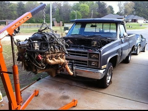 84 Chevy C10 LSx 5.3 swap with Z06 Cam - Parts Needed Shown - Truck LS1
