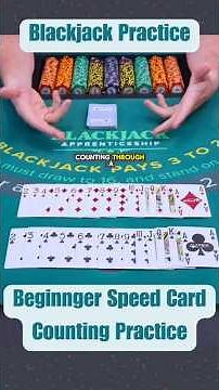 Beginners speed blackjack card counting practice!