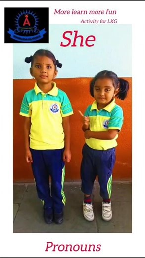 you, I, we, she, he, they learning activity from Abhignaana school Raichur 😊👍