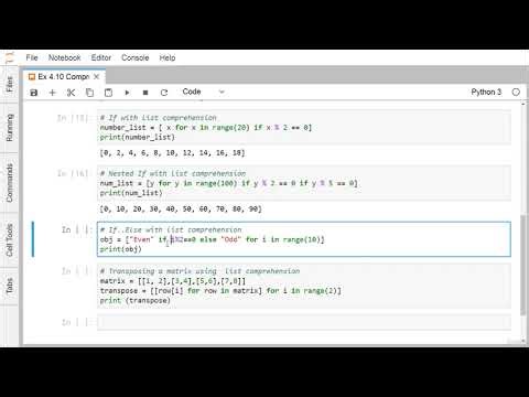 040 Tutorial 40 Python List Comprehension